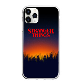 Чехол для iPhone 11 Pro матовый с принтом STRANGER THINGS в Кировске, Силикон |  | Тематика изображения на принте: 011 | eleven | friends don t lie | netflix | stranger things | демогоргон | нетфликс | одиннадцатая | очень странные дела | сериалы