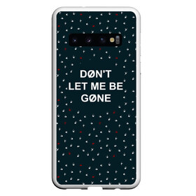 Чехол для Samsung Galaxy S10 с принтом DONT LET ME BE GONE в Кировске, Силикон | Область печати: задняя сторона чехла, без боковых панелей | Тематика изображения на принте: 21 pilots | dont let me be gone | josh dun | music | rock | twenty one pilots | tyler joseph | джош дан | музыка | рок | тайлер джозеф