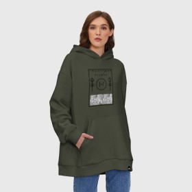 Худи SuperOversize хлопок с принтом Twenty one pilots в Кировске, 70% хлопок, 30% полиэстер, мягкий начес внутри | карман-кенгуру, эластичная резинка на манжетах и по нижней кромке, двухслойный капюшон
 | 21 pilots | josh dun | music | rock | twenty one pilots | tyler joseph | джош дан | музыка | рок | тайлер джозеф