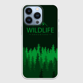 Чехол для iPhone 13 Pro с принтом adventure в Кировске,  |  | adventure | forest | hiking | nature | taiga | traveling | trees | trekking | лес | отдых | охота | приключения | природа | путешествия | тайга | туризм