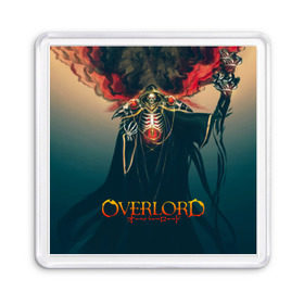 Магнит 55*55 с принтом Momonga Overlord в Кировске, Пластик | Размер: 65*65 мм; Размер печати: 55*55 мм | Тематика изображения на принте: albedo | momonga | overlord | shalltear | айнц ул гон | айнц ул гоун | альбедо | лорд момон | момон | момонга | назарик | оверлорд | повелитель | шалтир