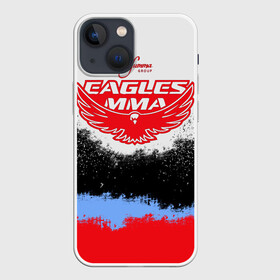 Чехол для iPhone 13 mini с принтом Eagles MMA в Кировске,  |  | khabib | ufc | борьба | грепплинг | дагестан | дзюдо | нурмагомедов | орёл | самбо | хабиб
