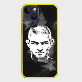 Чехол для iPhone 13 с принтом KHABIB NURMAGOMEDOV. в Кировске,  |  | abstract | geometry | khabib | khabib nurmagomedov | mma | sport | texture | абстракция | вектор | геометрия | кулак | мма | смешанные боевые искусства | спорт | текстура | хабиб | хабиб нурмагомедов