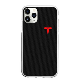 Чехол для iPhone 11 Pro матовый с принтом TESLA в Кировске, Силикон |  | brand | car | carbon | elon mask | tesla | авто | бренд | илон | илон маск | карбон | маск | машина | текстура | тесла | электрокар