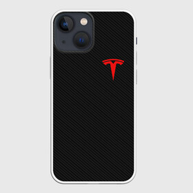 Чехол для iPhone 13 mini с принтом TESLA в Кировске,  |  | brand | car | carbon | elon mask | tesla | авто | бренд | илон | илон маск | карбон | маск | машина | текстура | тесла | электрокар