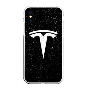 Чехол для iPhone XS Max матовый с принтом TESLA SPACE в Кировске, Силикон | Область печати: задняя сторона чехла, без боковых панелей | brand | car | elon mask | space | tesla | авто | бренд | илон | илон маск | космос | маск | машина | тесла | тесла в космосе | электрокар