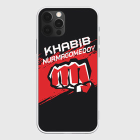 Чехол для iPhone 12 Pro Max с принтом KHABIB NURMAGOMEDOV в Кировске, Силикон |  | Тематика изображения на принте: abstract | geometry | khabib | khabib nurmagomedov | mma | sport | texture | абстракция | вектор | геометрия | кулак | мма | смешанные боевые искусства | спорт | текстура | хабиб | хабиб нурмагомедов