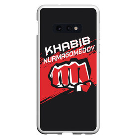 Чехол для Samsung S10E с принтом KHABIB NURMAGOMEDOV в Кировске, Силикон | Область печати: задняя сторона чехла, без боковых панелей | abstract | geometry | khabib | khabib nurmagomedov | mma | sport | texture | абстракция | вектор | геометрия | кулак | мма | смешанные боевые искусства | спорт | текстура | хабиб | хабиб нурмагомедов