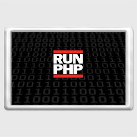 Магнит 45*70 с принтом Run PHP в Кировске, Пластик | Размер: 78*52 мм; Размер печати: 70*45 | admin | administrator | calm | code | coder | coding | dmc | engineer | job | keep | php | programmer | run | администратор | айти | инженер | код | кодинг | программа | программист | профессия | сисадмин