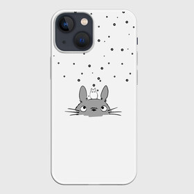 Чехол для iPhone 13 mini с принтом Totoro The Rain в Кировске,  |  | аниме | дождь | тоторо