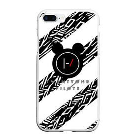 Чехол для iPhone 7Plus/8 Plus матовый с принтом Twenty one pilots в Кировске, Силикон | Область печати: задняя сторона чехла, без боковых панелей | 21 pilots | josh dun | music | rock | twenty one pilots | tyler joseph | джош дан | музыка | рок | тайлер джозеф