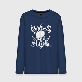 Мужской лонгслив хлопок с принтом Cypress Hill в Кировске, 100% хлопок |  | cypress hill | hip hop | music | rap | музыка | рэп | хип хоп | череп