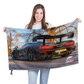 Флаг 3D с принтом Forza Horizon 4 в Кировске, 100% полиэстер | плотность ткани — 95 г/м2, размер — 67 х 109 см. Принт наносится с одной стороны | auto | car | forza | game | horizon | mclaren | motorsport | race | авто | гонки | игра | машина