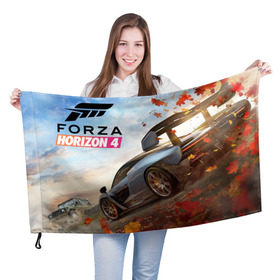 Флаг 3D с принтом Forza Horizon 4 в Кировске, 100% полиэстер | плотность ткани — 95 г/м2, размер — 67 х 109 см. Принт наносится с одной стороны | auto | car | forza | game | horizon | mclaren | motorsport | race | авто | гонки | игра | машина