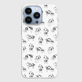 Чехол для iPhone 13 Pro с принтом Поросята в Кировске,  |  | Тематика изображения на принте: 2019 | год | праздник | свинья