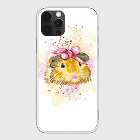 Чехол для iPhone 12 Pro Max с принтом Морская свинка акварелью в Кировске, Силикон |  | Тематика изображения на принте: акварель | грызун | милота | морская | свинка | хомяк