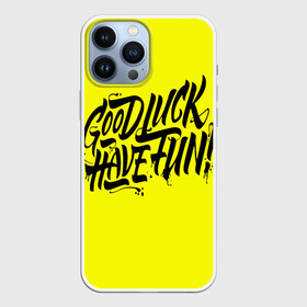 Чехол для iPhone 13 Pro Max с принтом GL HF в Кировске,  |  | counter | dota | gg | gl hf | good luck | have fun | гг | гл хф | дота | контра
