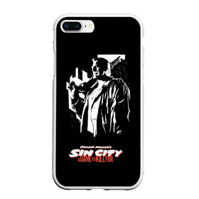 Чехол для iPhone 7Plus/8 Plus матовый с принтом Frank Millers Sin City в Кировске, Силикон | Область печати: задняя сторона чехла, без боковых панелей | ava lord | big damn | marv | nancy | nancy callahan | sin city | город греха | город грехов | марв | миллер | роберт | родригес | син сити | фрэнк