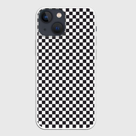 Чехол для iPhone 13 mini с принтом Checkerboard в Кировске,  |  | белая | бойчик | вдудь | дудь | иванов | клетка. ячейка | кубики | орнамент | френдзона | чача | чёрная | шахматная. доска | шашечки