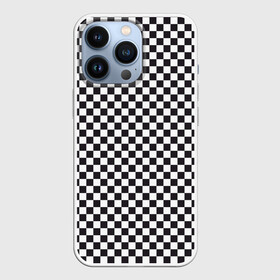 Чехол для iPhone 13 Pro с принтом Checkerboard в Кировске,  |  | белая | бойчик | вдудь | дудь | иванов | клетка. ячейка | кубики | орнамент | френдзона | чача | чёрная | шахматная. доска | шашечки