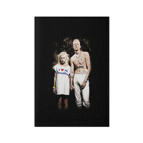 Обложка для паспорта матовая кожа с принтом Die Antwoord в Кировске, натуральная матовая кожа | размер 19,3 х 13,7 см; прозрачные пластиковые крепления | die antwoord | ninja | yo landi | йо ланди фиссер | музыка | рэп рейв