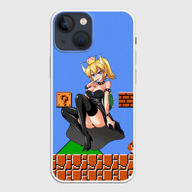 Чехол для iPhone 13 mini с принтом Bowsette в Кировске,  |  | bowser | bowsette | bros | luigi | mario | nintendo | super | боузер | боузетта | купа | луиджи | марио | супер