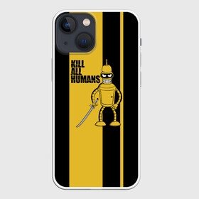 Чехол для iPhone 13 mini с принтом Kill All Humans в Кировске,  |  | бендер | билла | квентин | тарантино | футурама