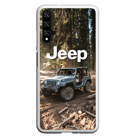 Чехол для Honor 20 с принтом Jeep в Кировске, Силикон | Область печати: задняя сторона чехла, без боковых панелей | 4х4 | forest | jeep | nature | off road | russia | siberia | ural | usa | бездорожье | внедорожник | дальний восток | лес | природа | ралли | россия | сибирь | сша | тайга | урал