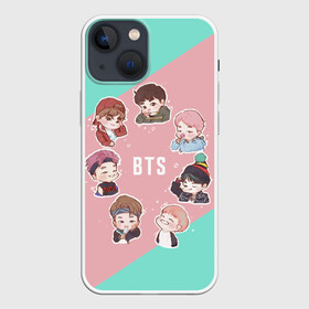 Чехол для iPhone 13 mini с принтом BTS в Кировске,  |  | army | bangtan | beyond | boys | bts | j hope | jimin | jin | jungkook | k pop | rm | scene | suga | the | v | армия | арэма | бтс | ви | джей хоупа | сюги | чимина | чина | чонгука