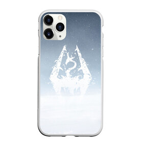 Чехол для iPhone 11 Pro Max матовый с принтом TES SKYRIM в Кировске, Силикон |  | Тематика изображения на принте: christmas | dovahkiin | dragon | dragonborn | fus ro dah | rpg | skyrim | snow | tes | the elder scrolls | winter is coming | докавин | драконы | новогодний | новый год | рпг | снег