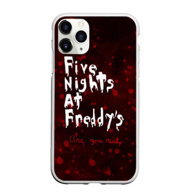 Чехол для iPhone 11 Pro Max матовый с принтом Five Nights at Freddy’s в Кировске, Силикон |  | bear | five | five nights at freddys | fnaf | freddy | game | games | halloween | horror | nights | жуть | зубы | игра | игры | медведь | медвежонок | мишка | ночей | пять | ужастик | ужасы | фнаф | фредди | хэллоуин