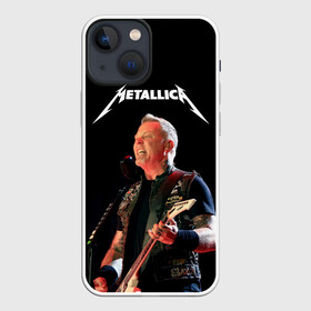 Чехол для iPhone 13 mini с принтом Metallica в Кировске,  |  | hard | heavy | hetfield | metal | metallica | music | rock | метал | металл | металлика | метла | музыка | рок | хард | хэви | хэтфилд