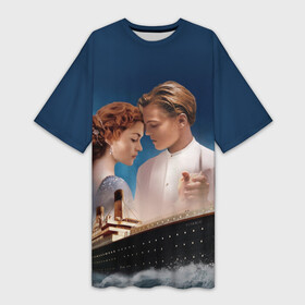 Платье-футболка 3D с принтом Титаник в Кировске,  |  | 