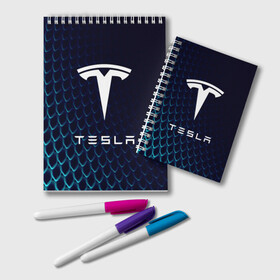 Блокнот с принтом Tesla Motors в Кировске, 100% бумага | 48 листов, плотность листов — 60 г/м2, плотность картонной обложки — 250 г/м2. Листы скреплены удобной пружинной спиралью. Цвет линий — светло-серый
 | auto | car | cars | coil | electro | elon | future | logo | moto | motors | musk | pixel | tesla | авто | автомобили | автомобиль | будущее | илон | лого | логотип | маск | мото | моторс | символ | тесла | электричество | электро