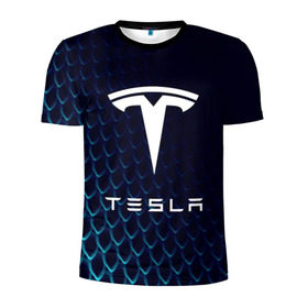 Мужская футболка 3D спортивная с принтом Tesla Motors в Кировске, 100% полиэстер с улучшенными характеристиками | приталенный силуэт, круглая горловина, широкие плечи, сужается к линии бедра | auto | car | cars | coil | electro | elon | future | logo | moto | motors | musk | pixel | tesla | авто | автомобили | автомобиль | будущее | илон | лого | логотип | маск | мото | моторс | символ | тесла | электричество | электро