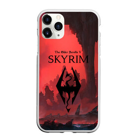 Чехол для iPhone 11 Pro матовый с принтом The Elder Scrolls SKYRIM в Кировске, Силикон |  | art game | art skyrim | forest | game | skyrim | the elder scrolls v skyrim | горы | довакин | древние свитки | игра | лес | небо | скайрим