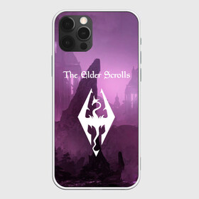 Чехол для iPhone 12 Pro Max с принтом The Elder Scrolls в Кировске, Силикон |  | art game | art skyrim | forest | game | skyrim | the elder scrolls v skyrim | горы | довакин | древние свитки | игра | лес | небо | скайрим