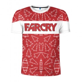 Мужская футболка 3D спортивная с принтом Far Cry Новогодний в Кировске, 100% полиэстер с улучшенными характеристиками | приталенный силуэт, круглая горловина, широкие плечи, сужается к линии бедра | 