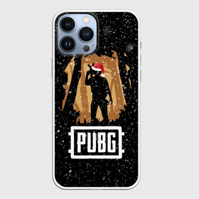 Чехол для iPhone 13 Pro Max с принтом Новогодний PUBG в Кировске,  |  | Тематика изображения на принте: 2019 | 2020 | 2021 | chicken | dinner | game | games | new | pubg | winner | year | год | игра | игрок | игры | новогодний | новый | пабг | подарки | подарок | праздник | рождество | сковорода | сковородка | шапка | шапочка