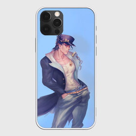 Чехол для iPhone 12 Pro Max с принтом Joutarou Kuujou в Кировске, Силикон |  | bizarre adventure | jojo | jojo no kimyou na bouken | jojos bizarre adventure | джоджо | невероятное приключение джоджо