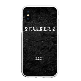 Чехол для iPhone XS Max матовый с принтом STALKER 2 в Кировске, Силикон | Область печати: задняя сторона чехла, без боковых панелей | 2021 | 2033 | fallout | game | games | metro | monsters | nuclear | radiation | stalker | two | zone | аномалии | аномалия | два | зона | игра | игры | метро | монстры | радиация | россия | сталкер | украина | фоллаут | чернобыль