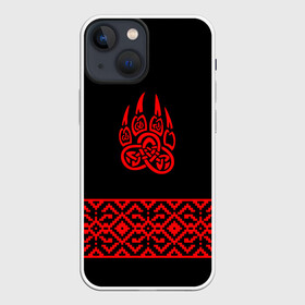 Чехол для iPhone 13 mini с принтом печать Велеса в Кировске,  |  | ethnic | folk | runes | slav | велес | медведь | руны | русь | славяне | фолк | фольклор | этника | этно | язычество