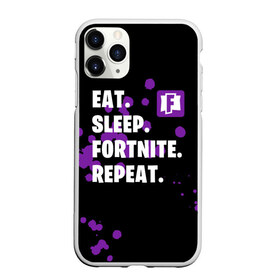 Чехол для iPhone 11 Pro матовый с принтом Eat Sleep Fortnite Repeat в Кировске, Силикон |  | battle | boss | epic | floss | fortnite | game | games | lama | pubg | pvp | royale | save | survival | the | world | битва | выживание | дроп | игра | игры | королевская | лама | массакр | мир | пабг | спасти | фортнайт