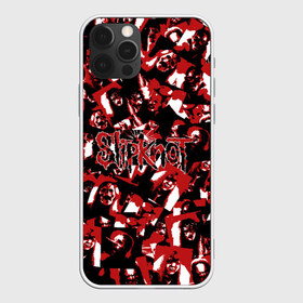 Чехол для iPhone 12 Pro Max с принтом SlipKnot камуфляж в Кировске, Силикон |  | Тематика изображения на принте: белый | гранж | красный | лица | маска | маски | метал | милитари | ню метал | паттрен | слипкнот | слипнот | участники | черный