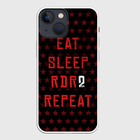 Чехол для iPhone 13 mini с принтом Eat Sleep RDR2 Repeat в Кировске,  |  | dead | die | eat | flag | game | games | gta | rdr | rdr2 | red | redemption | repeat | rockstar | sleep | sun | western | вестерн | выкуп | гта | дикий | запад | игра | игры | красный | мертвый | рдр | рдр2 | рокстар | солнце