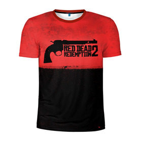 Мужская футболка 3D спортивная с принтом Red Dead Redemption 2 Пистолет в Кировске, 100% полиэстер с улучшенными характеристиками | приталенный силуэт, круглая горловина, широкие плечи, сужается к линии бедра | dead | die | flag | game | games | gta | gun | rdr | rdr2 | red | redemption | rockstar | sun | western | вестерн | выкуп | гта | дикий | запад | игра | игры | красный | мертвый | оружие | пистолет | рдр | рдр2 | рокстар | ружье