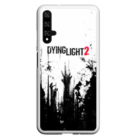 Чехол для Honor 20 с принтом Dying Light 2 в Кировске, Силикон | Область печати: задняя сторона чехла, без боковых панелей | Тематика изображения на принте: action | axe | dying | horror | light | open | rpg | survival | techland | world | zombie | zombies | выживание | даин | дайинг | зомби | игра | игры | лайт | мир | открытый | про | топор | топорик | ужасы | хоррор | экшн