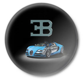 Значок с принтом Bugatti в Кировске,  металл | круглая форма, металлическая застежка в виде булавки | autosport | bugatti | dark | design | italy | speed | sportcar | streetracing | автомобиль | автоспорт | гонка | дизайн | италия | конюшня | красота | престиж | скорость | спорткар | стритрейсинг | тачка | точило | черный