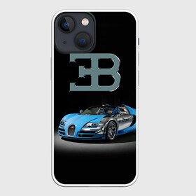 Чехол для iPhone 13 mini с принтом Bugatti в Кировске,  |  | Тематика изображения на принте: autosport | bugatti | dark | design | italy | speed | sportcar | streetracing | автомобиль | автоспорт | гонка | дизайн | италия | конюшня | красота | престиж | скорость | спорткар | стритрейсинг | тачка | точило | черный