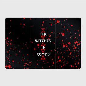 Магнитный плакат 3Х2 с принтом The Witcher Is Coming в Кировске, Полимерный материал с магнитным слоем | 6 деталей размером 9*9 см | blood | game | games | player | rpg | skyrim | the | witcher | ведьмак | война | войны | волк | волки | геральт | игра | игрок | игры | кровь | лого | меч | полосы | рпг | символ | символы | скайрим | три | четыре | щит